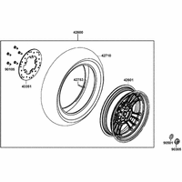 Hinterrad mit Bremse