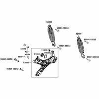Stossdämpfer hinten
