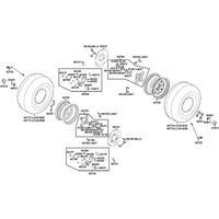 Räder vorne mit Bremse
