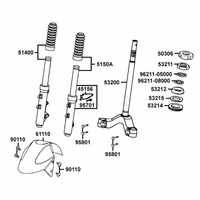 Gabeljoch, Lenkkopflager & Gabel