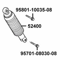 Stossdämpfer hinten