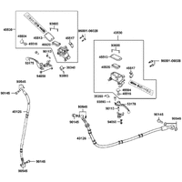 Hauptbremszylinder vorne & Bremsschläuche