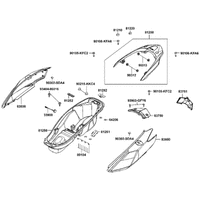 Helmfach & Verkleidung hinten