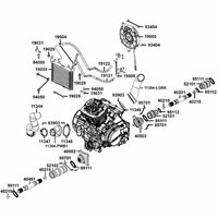 Kühlanlage & Luftschlauch-Variomatik, Kardanwelle vo. & hi.
