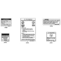 Aufkleber & Hinweis - Schilder