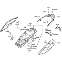 Helmfach & Verkleidung hinten