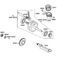 Kurbelwelle & Kolben