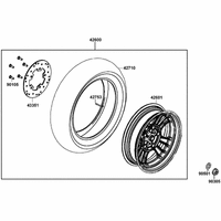 Hinterrad mit Bremse