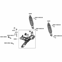 Stossdämpfer hinten