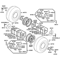 Räder vorne mit Bremse