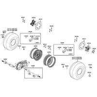 Räder vorne mit Bremse & Antriebswelle