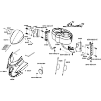 Vordere Verkleidungen, Tacho & Drehzahlmesser