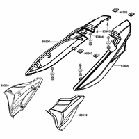 Hintere Verkleidungen