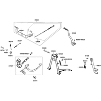 Haupt-, Seitenständer & Kickstarter