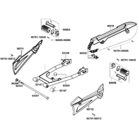 Hinterradschwinge & Pedale