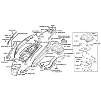Hintere Verkleidungen & Helmfach