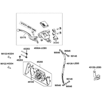 Hauptbremszylinder & Bremssattel vorne