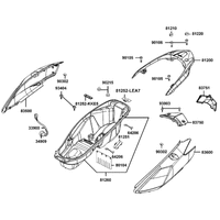 Helmfach & Verkleidung hinten