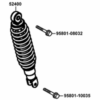 Stossdämpfer hinten