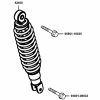Stossdämpfer hinten