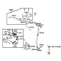 Hauptbremszylinder vorne & Bremsschläuche