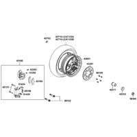 Hinterrad mit Bremse