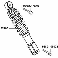 Stossdämpfer hinten