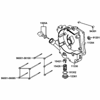 Kurbelgehäusedeckel rechts