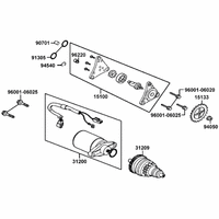 Elektrischer Anlasser & Ölpumpe