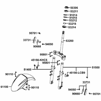 Gabel & Kotflügel vorne