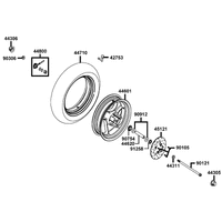 Vorderrad mit Bremse