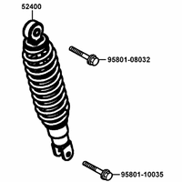 Stossdämpfer hinten