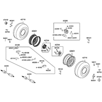 Räder hinten mit Bremse & Antriebswelle