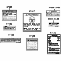 Aufkleber & Hinweis - Schilder