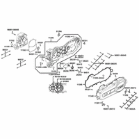 Kurbelgehäuse kpl. & Variomatikdeckel