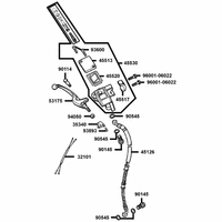 Bremshebel & Bremsschlauch vorne