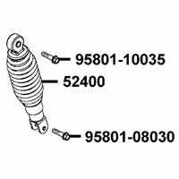 Stossdämpfer hinten