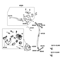 Hauptbremszylinder vorne & Bremsschläuche