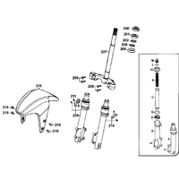 Gabeljoch, Lenkkopflager & Gabel
