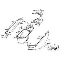 Hintere Verkleidungen & Helmbox