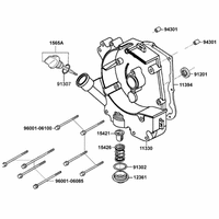 Kurbelgehäusedeckel rechts