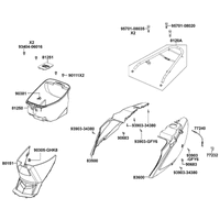 Verkleidungen hinten & Helmbox