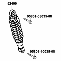 Stossdämpfer hinten