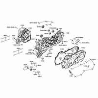 Kurbelgehäuse kpl. & Variomatikdeckel
