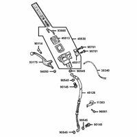Bremshebel & Bremsschlauch vorne
