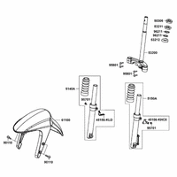 Gabel & Kotflügel vorne