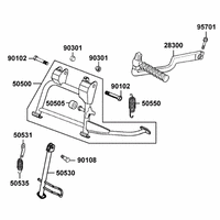 Ständer & Kickstarterhebel