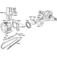 Zylinder, Kolben & Kurbelwelle