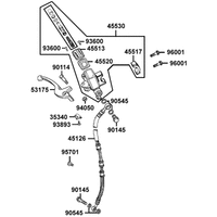Hauptbremszylinder vorne & Bremsschläuche