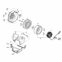 Lichtmaschine & Lüfterrad